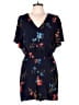 CeCe 100% Viscose Floral Blue Romper Size L - photo 1