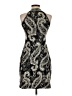 St. John Paisley Black Cocktail Dress Size 2 - photo 2