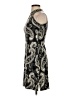 St. John Paisley Black Cocktail Dress Size 2 - photo 5