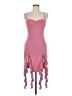 Assorted Brands Solid Pink Cocktail Dress Size M - photo 1