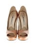 Assorted Brands 100% Leather Tan Heels Size EU 39 1/2 - photo 2