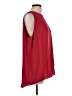 Chico's 100% Polyester Red Sleeveless Blouse Size XL (3) - photo 4