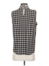 Ann Taylor Factory 100% Polyester Gray Sleeveless Blouse Size S - photo 2