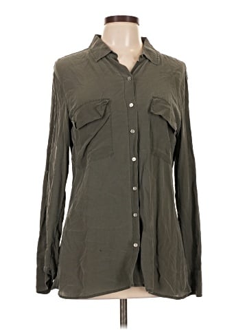 Express Long Sleeve Button-Down Shirt (view 1)