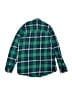 Assorted Brands 100% Cotton Plaid Green Long Sleeve Button-Down Shirt Size 10 - 12 - photo 2