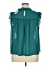Torrid 100% Polyester Teal Sleeveless Blouse Size 1X Plus (1) - photo 2