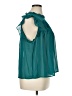 Torrid 100% Polyester Teal Sleeveless Blouse Size 1X Plus (1) - photo 4