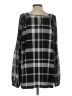 Calvin Klein 100% Polyester Black Long Sleeve Blouse Size P (petite) - photo 2