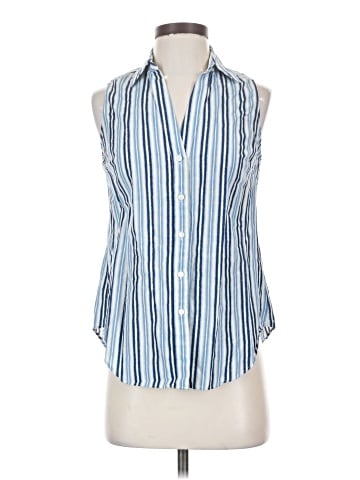 Ann Taylor Sleeveless Button-Down Shirt (view 1)
