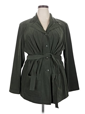 JM Collection Trenchcoat (view 1)