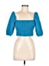 Zara Teal Short Sleeve Top Size M - photo 1
