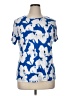 Nine West Blue Short Sleeve T-Shirt Size XL - photo 1