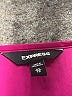 Express 100% Polyester Burgundy Long Sleeve Blouse Size XS - photo 6