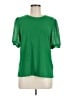 CeCe Green Short Sleeve Top Size M - photo 1
