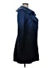 Nic + Zoe Blue Wool Coat Size M - photo 4