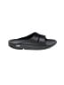 Oofos Black Sandals Size 9 - photo 1