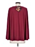 IMAN Burgundy Long Sleeve Top Size XS - photo 2