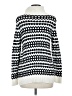 Talbots Houndstooth White Pullover Sweater Size M - photo 2