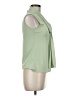 Tiffany & Grey Green Sleeveless Blouse Size Med Petite - photo 4