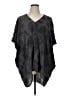 Eileen Fisher 100% Silk Black Short Sleeve Silk Top Size XL - photo 1