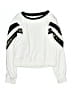 Justice White Sweatshirt Size L (kids) - photo 1