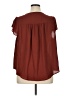Torrid 100% Polyester Burgundy 3/4 Sleeve Blouse Size 1X Plus (1) - photo 2