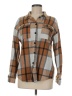 Automet Brown Long Sleeve Button-Down Shirt Size M - photo 1