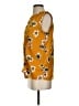 Ann Taylor Factory 100% Polyester Yellow Sleeveless Blouse Size XS - photo 5