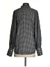 J.Crew Houndstooth Black Long Sleeve Blouse Size 2 - photo 2