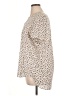 Pleione 100% Polyester Polka Dots Ivory Short Sleeve Blouse Size XL - photo 5