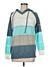 Unbranded 100% Acrylic Color Block Teal Pullover Sweater Size M - photo 1