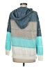 Unbranded 100% Acrylic Color Block Teal Pullover Sweater Size M - photo 2
