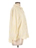 Universal Thread Stripes Yellow Long Sleeve Button-Down Shirt Size L - photo 4