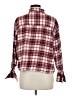 Levi's 100% Cotton Plaid Burgundy Long Sleeve Button-Down Shirt Size M - photo 2