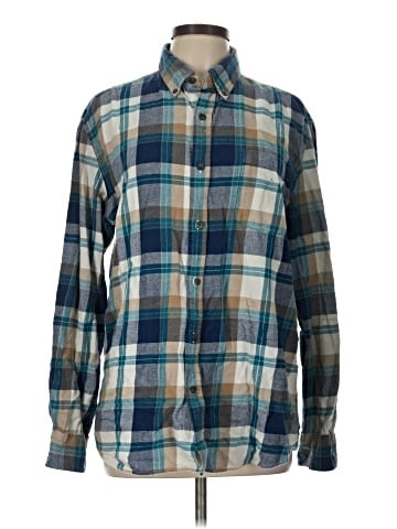 St. John's Bay Long Sleeve Button-Down Shirt (view 1)