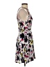 Aqua 100% Rayon Print Black Cocktail Dress Size S - photo 4