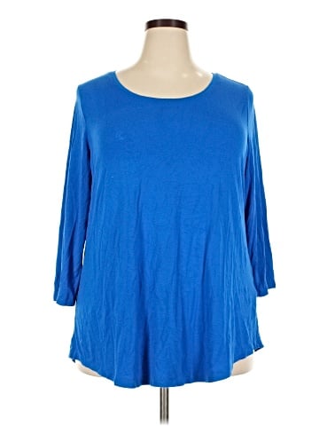 JM Collection 3/4 Sleeve T-Shirt (view 1)