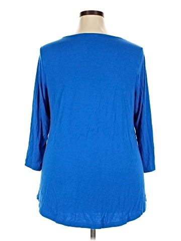 JM Collection 3/4 Sleeve T-Shirt (view 2)