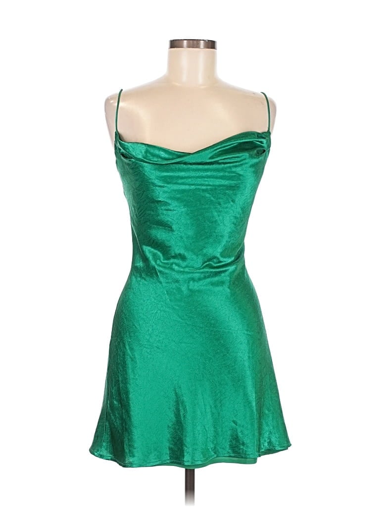 Pre-owned Runaway Cocktail Dress In Green