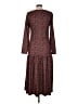 Hutch Hearts Brown Casual Dress Size L - photo 2