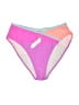 Popvil Color Block Pink Swimsuit Bottoms Size M - photo 1