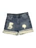 ChiQle Denim Architect 100% Cotton Blue Denim Shorts Size S - photo 1