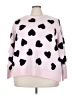 Torrid Hearts Pink Pullover Sweater Size 3X Plus (3) - photo 1