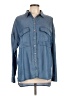 Dex 100% Tencel Blue Long Sleeve Button-Down Shirt Size L - photo 1