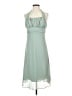 David's Bridal 100% Polyester Green Cocktail Dress Size 6 - photo 1