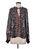 ASTR The Label 100% Viscose Black Long Sleeve Blouse Size S - photo 1