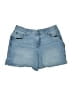 Lularoe Blue Denim Shorts Size 36 waist - photo 1