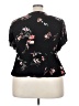 Assorted Brands 100% Viscose Black Short Sleeve Blouse Size 3X - photo 2