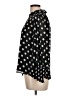 Vince Camuto 100% Polyester Polka Dots Black Long Sleeve Blouse Size L - photo 5