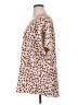 Entro Animal Print Brown Short Sleeve Blouse Size XL - photo 5